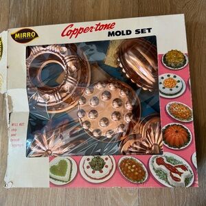 Copper-tone Mold Set by Mirro